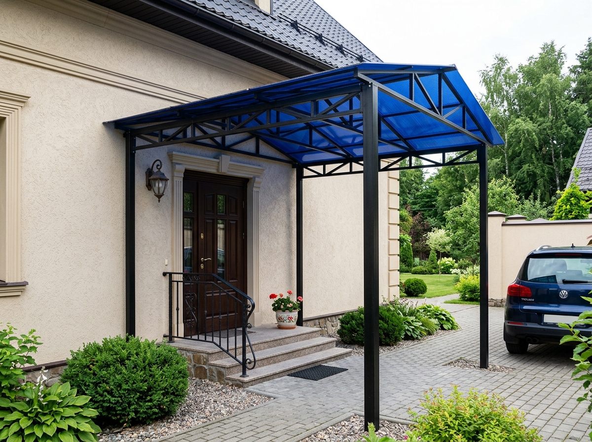 Навес из поликарбоната — Щёлково