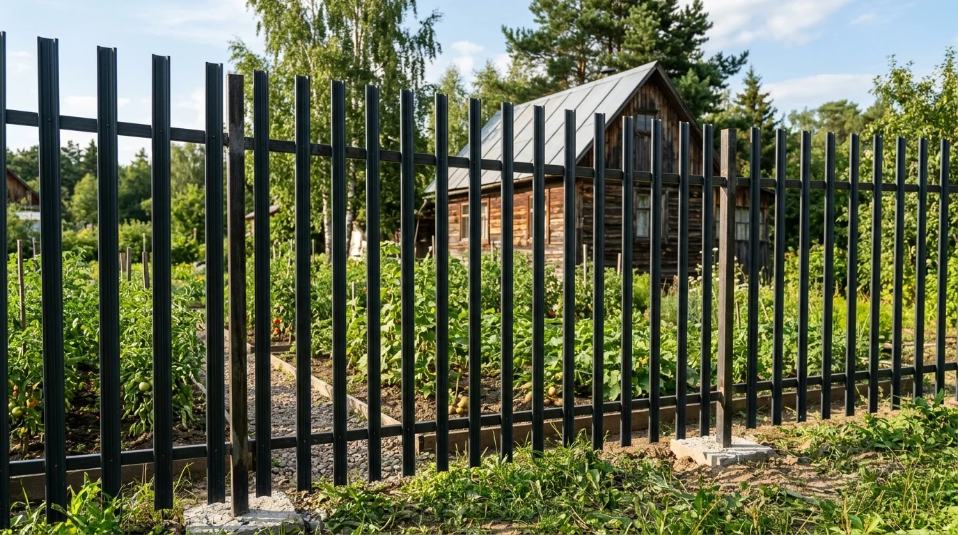 Забор в Подольске — 65 м евроштакетник — ГК Такт