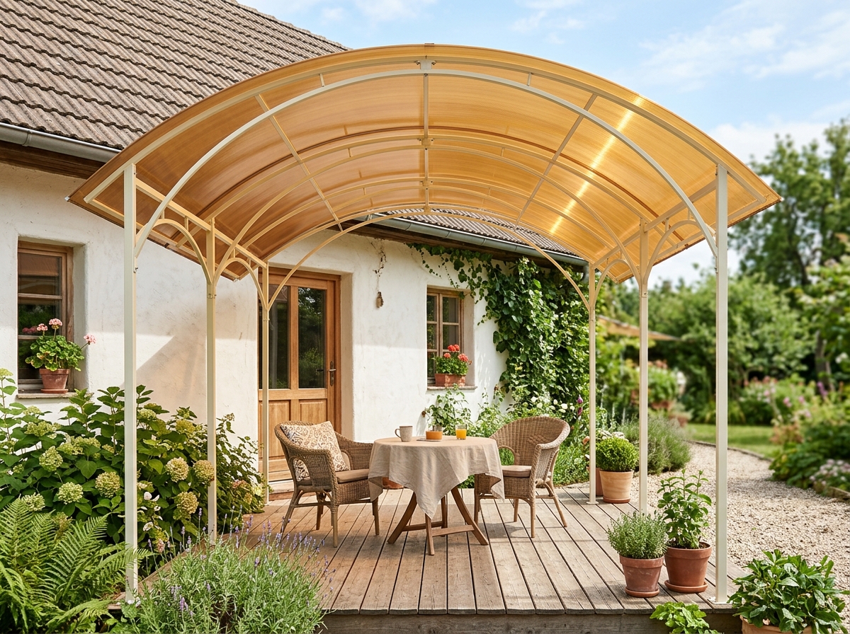 Навес из поликарбоната